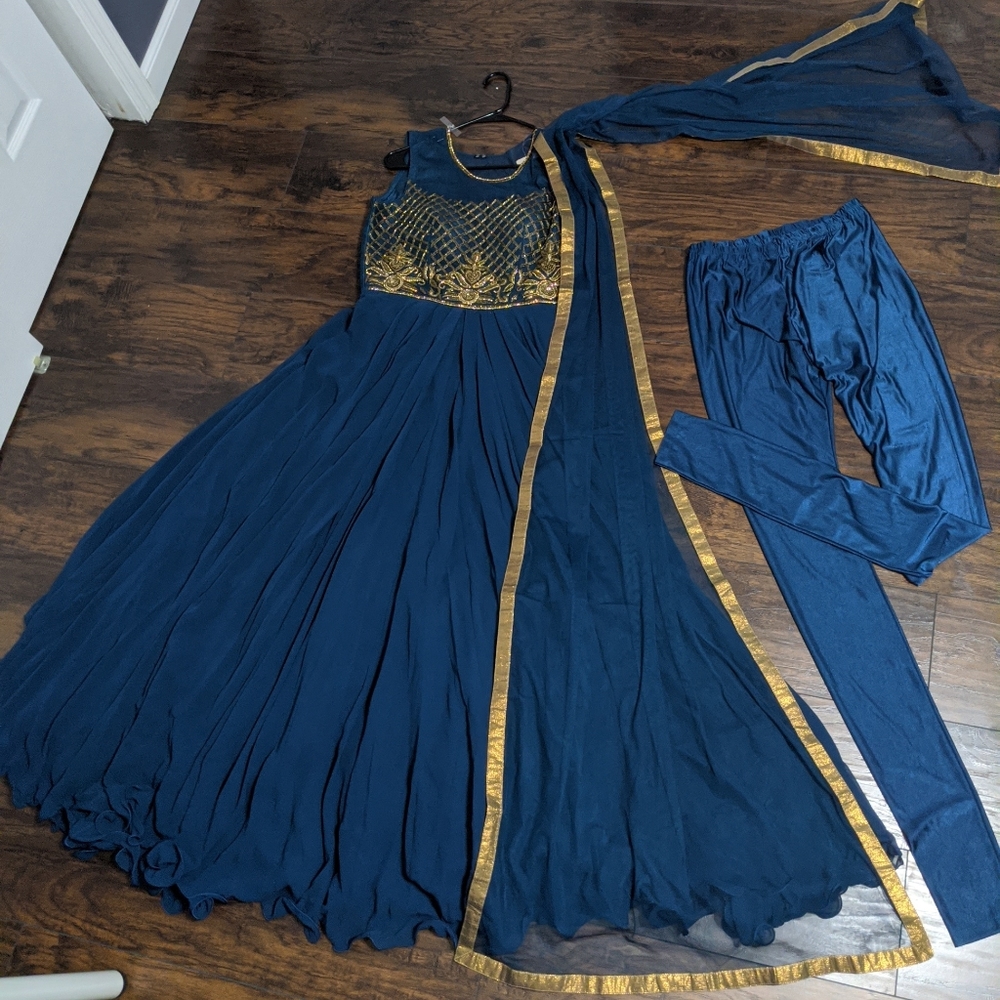 Beautiful indian floor length anarkali dress-NWT